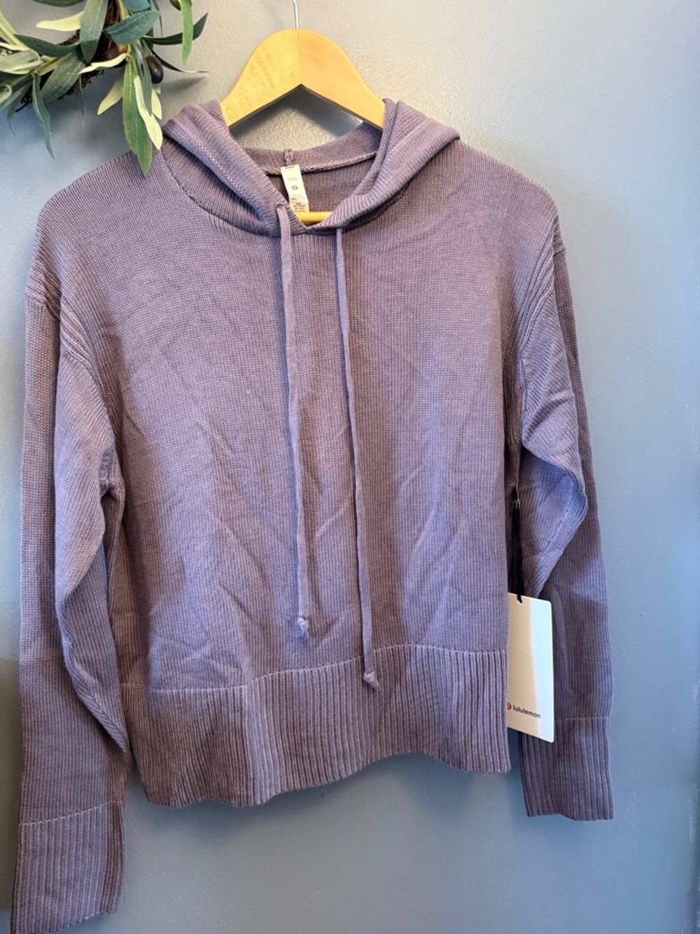 lululemon athletica Lavender Purple Ribbed Hoodie